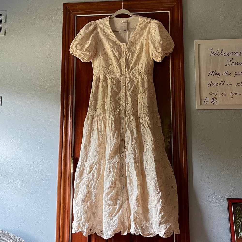 Roolee Eyelet Maxi Dress
